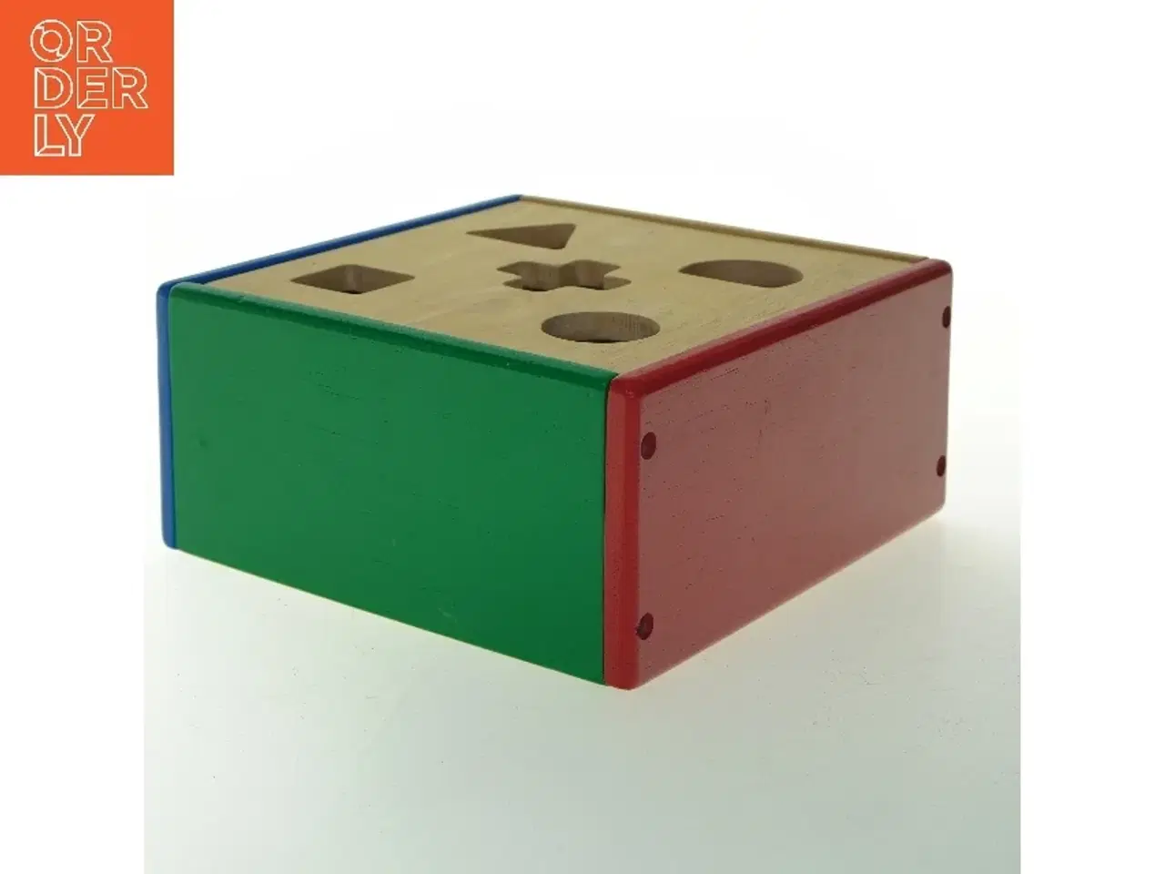 Billede 3 - Trækasse med puslespilsforme (str. 20 x 20 cm)