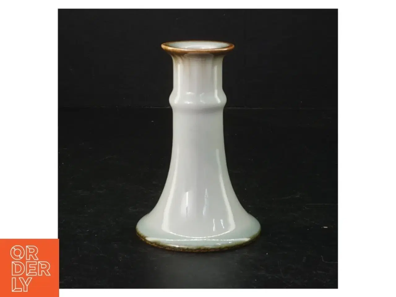 Billede 1 - Porcelæns lysestage (str. 13 cm)