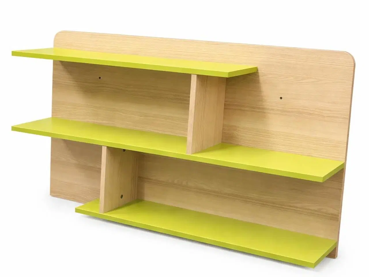 Billede 5 - Børneværelses møbelsæt skab og reoler træ lys træf