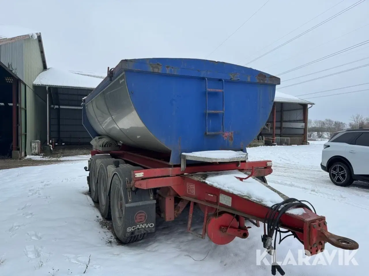 Billede 2 - Asfaltkærre Nopa Ktk220 3 akslet med tippelad