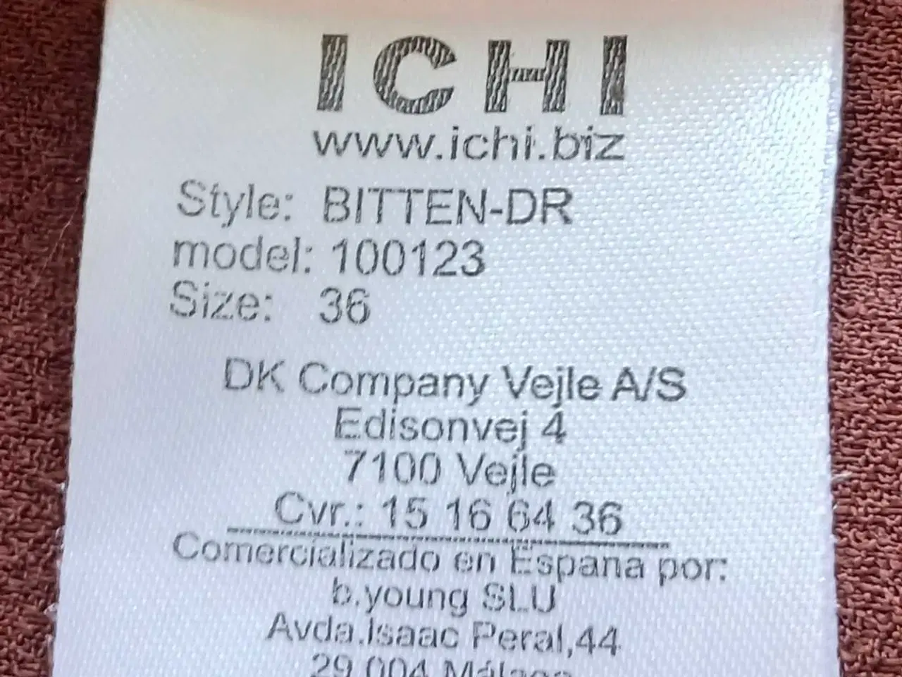 Billede 8 - Kjole. ICHI. Small/36