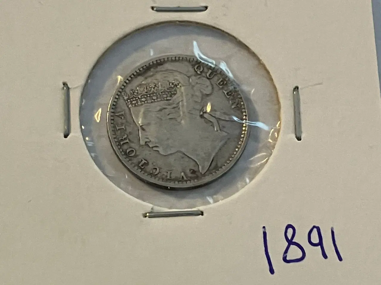 Billede 2 - 10 Cents 1891 Straits Settlements