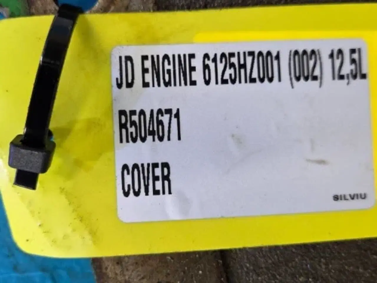 Billede 2 - John Deere 6125HZ001 Dæksel R504671