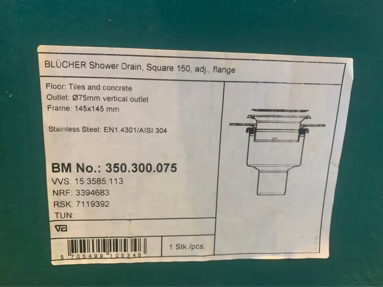 Billede 3 - Blucher boligafløb billigt 