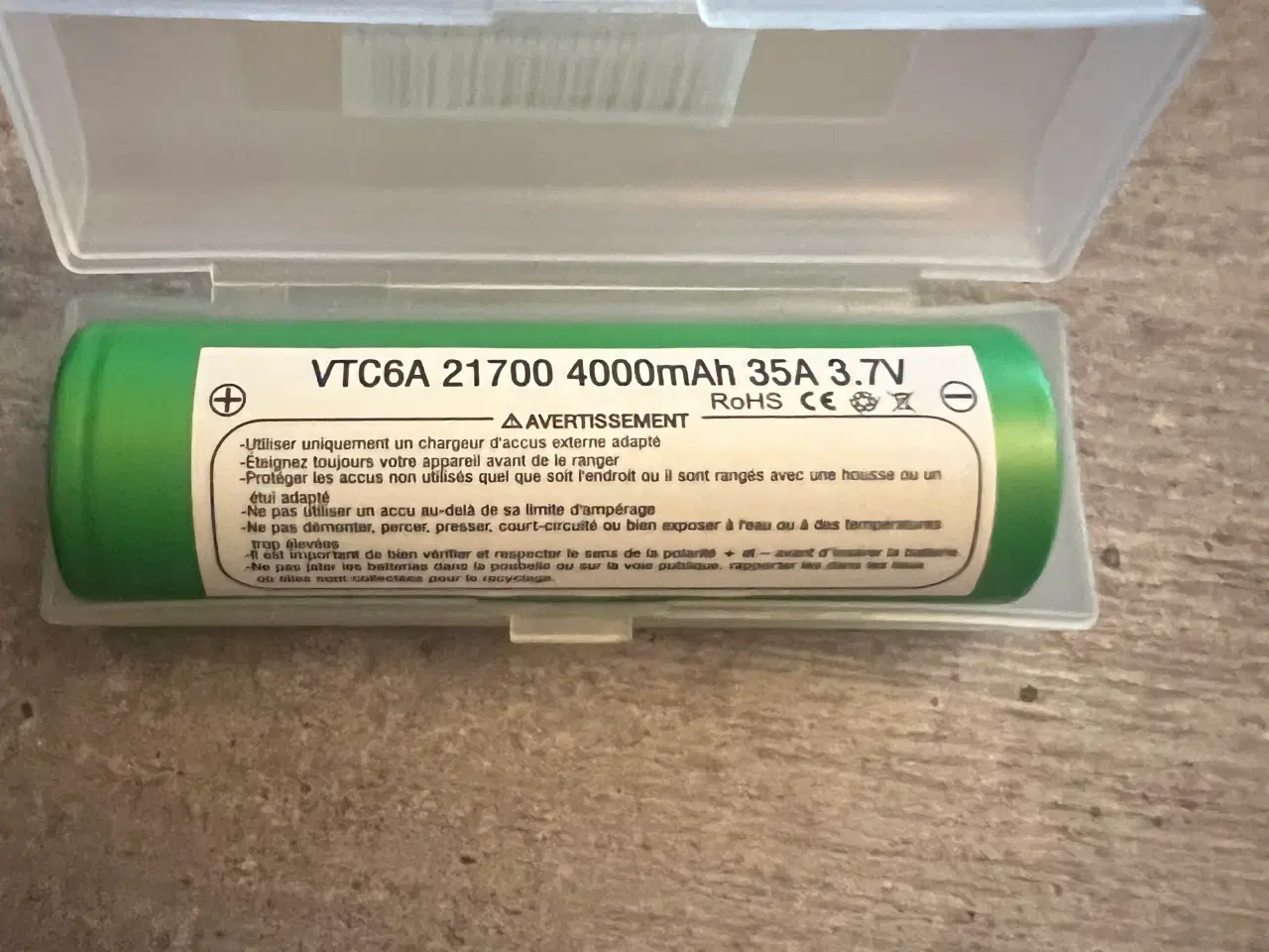 Billede 2 - Batterier VTC6A 21700  4000mAH