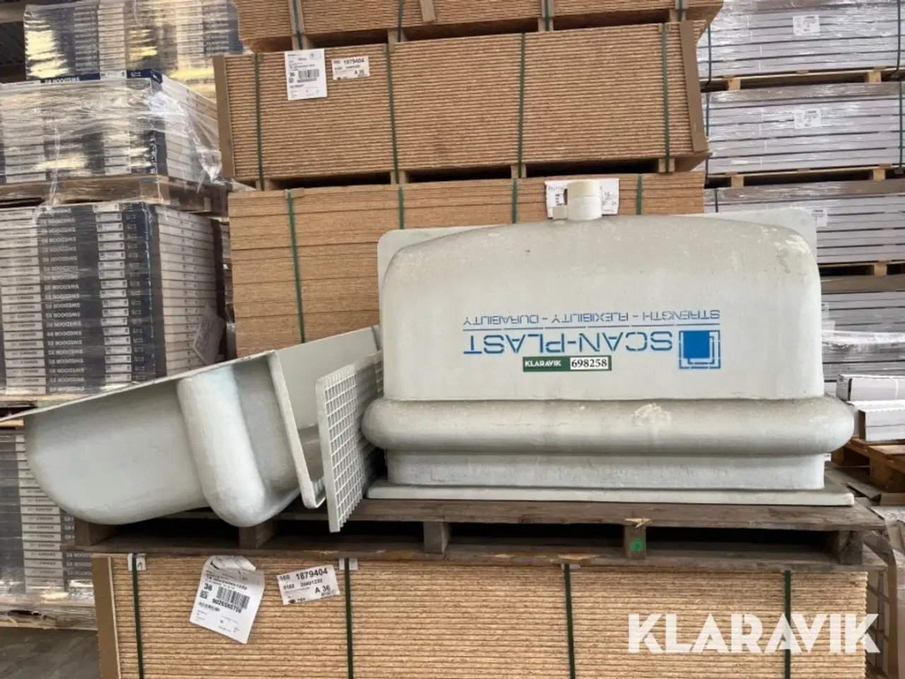 Billede 2 - Lyskasse Scan-plast Lyskuppel til kælder med rist - 1 styk