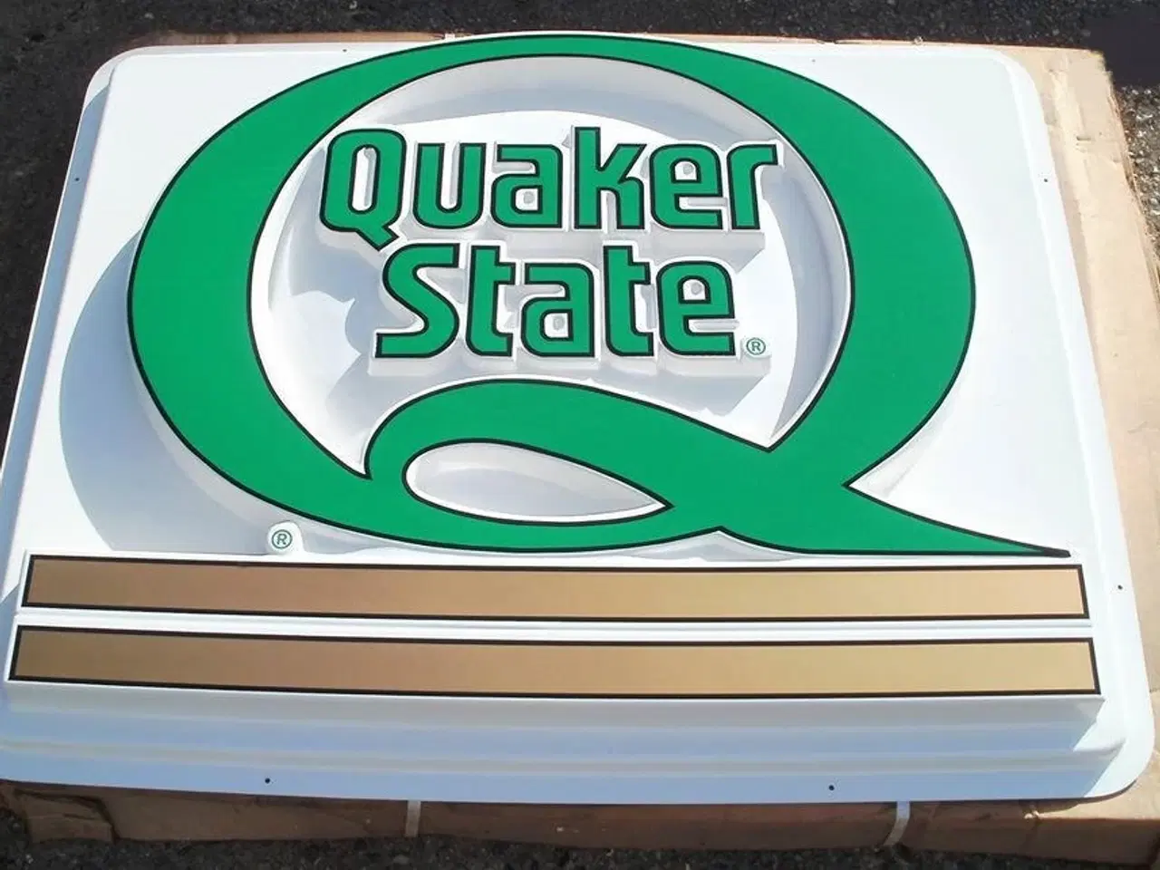 Billede 3 - Stor flot Quaker State skilt.