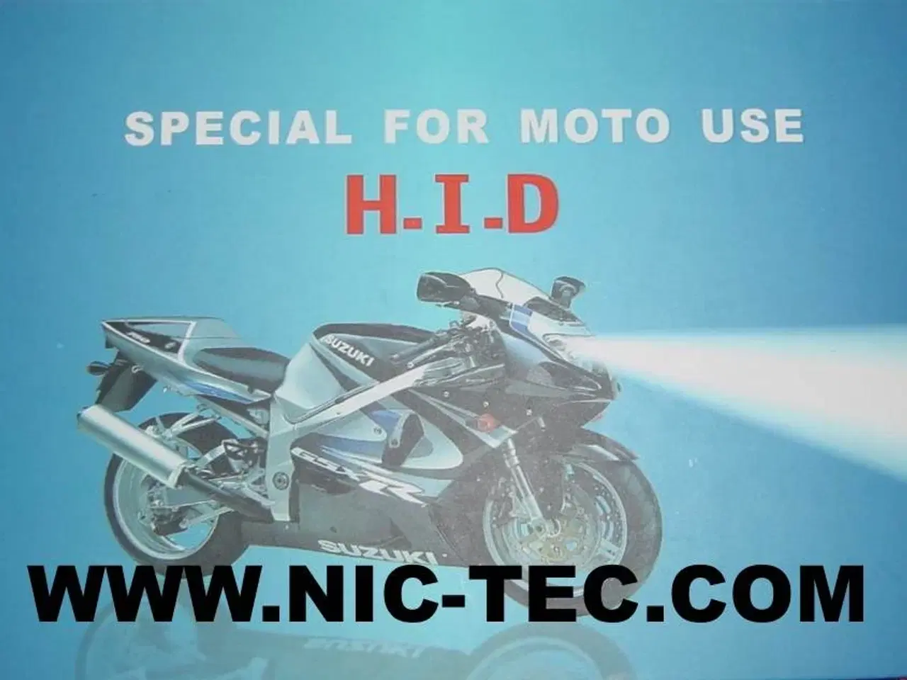 Billede 1 - H9 Xenon sæt til MC (slimline)