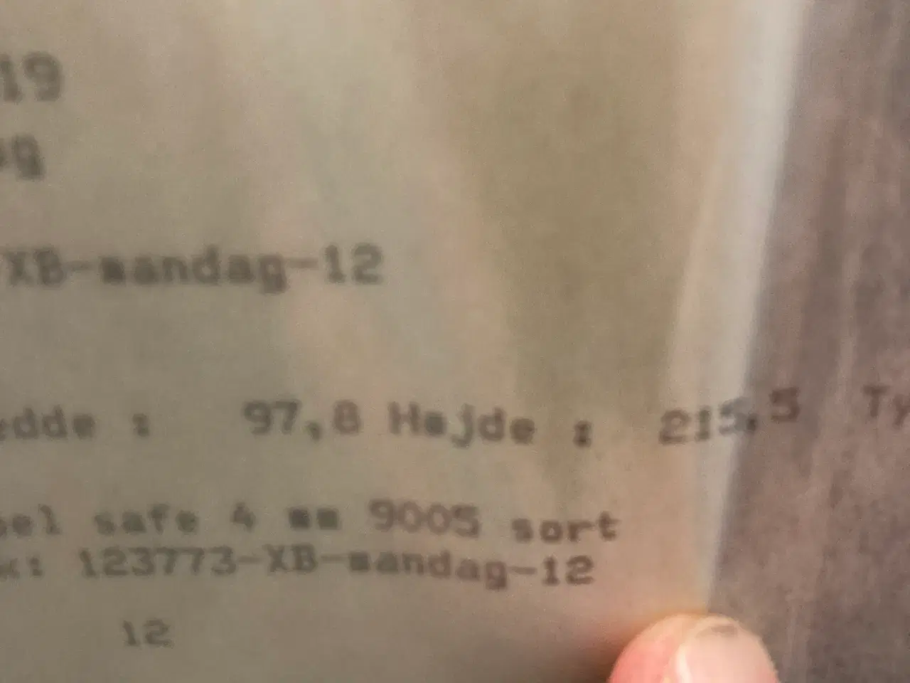 Billede 3 - 2 stk. Skydedørslåger i sort glas