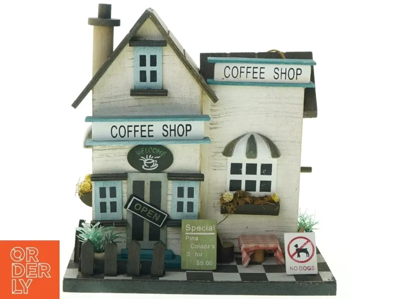 Billede 1 - Fuglehus &#39;Coffee Shop&#39; (str. 23 x. 17 cm)