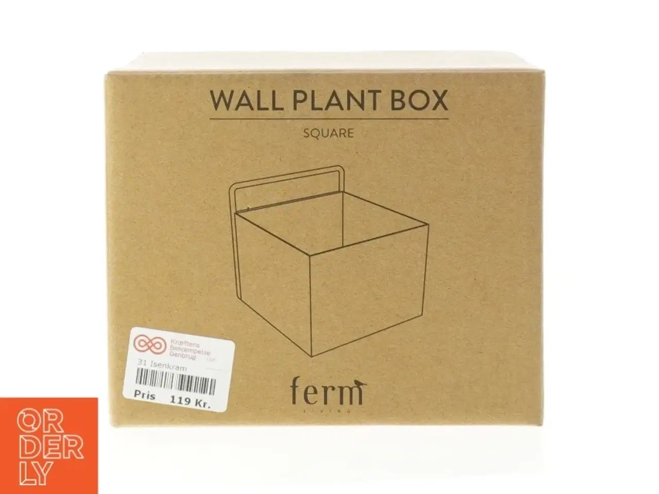 Billede 1 - Væg plantekasse fra Ferm Living fra Ferm Living (str. 15x15x11 cm)