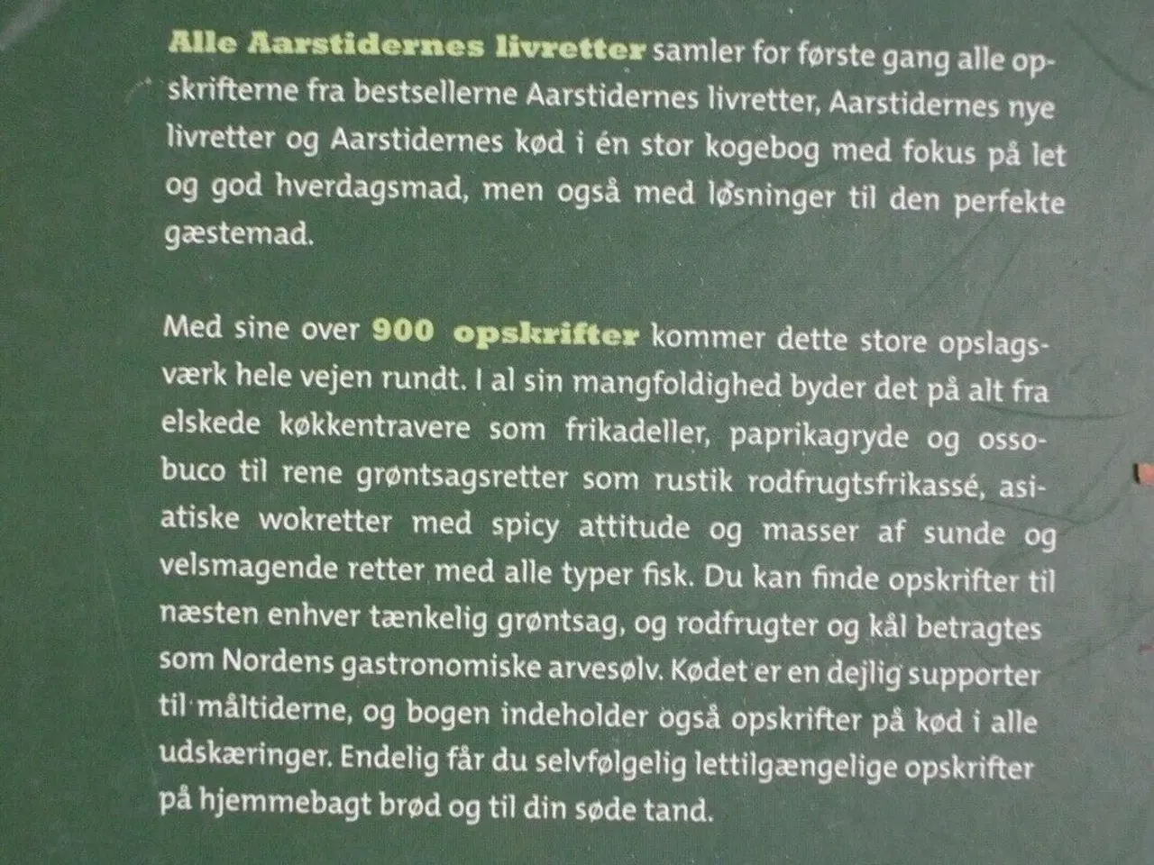 Billede 3 - alle aarstidernes livretter, af søren ejlersen mfl