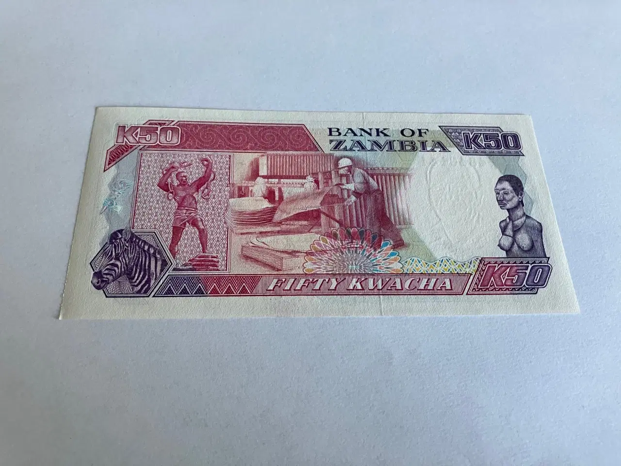 Billede 2 - 50 Kwacha Zambia