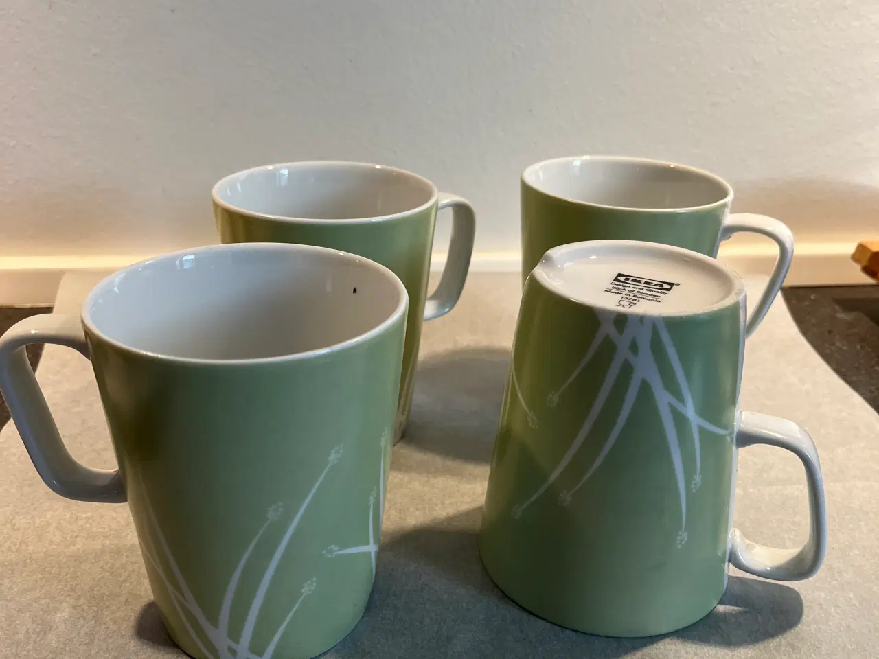 Billede 2 - IKEA krus grønne porcelæn