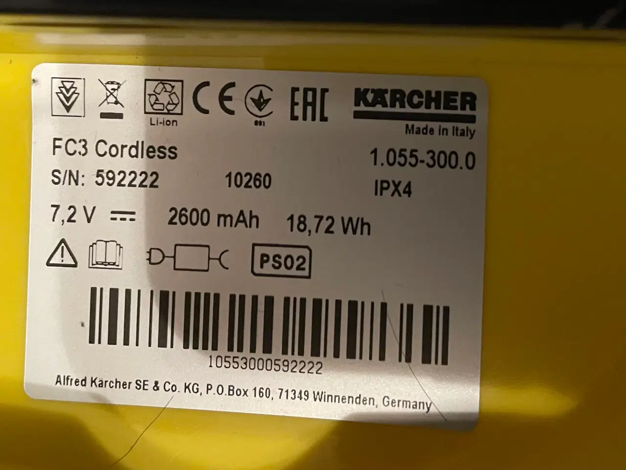Billede 6 - Karcher FC 3 gulvvaskemaskine med batteri 