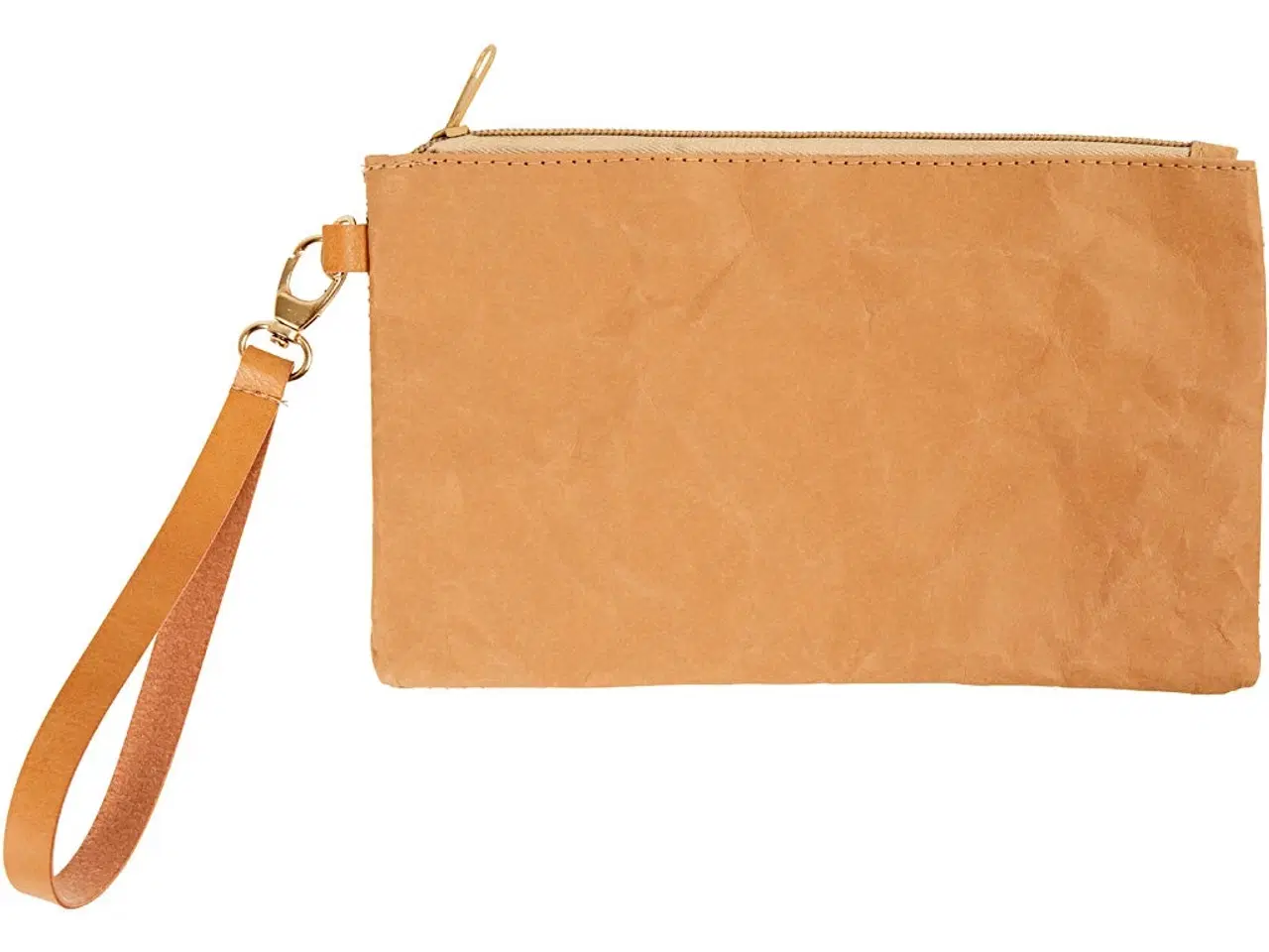 Billede 1 - Elegant Lys Brun Clutch i Læderpapir