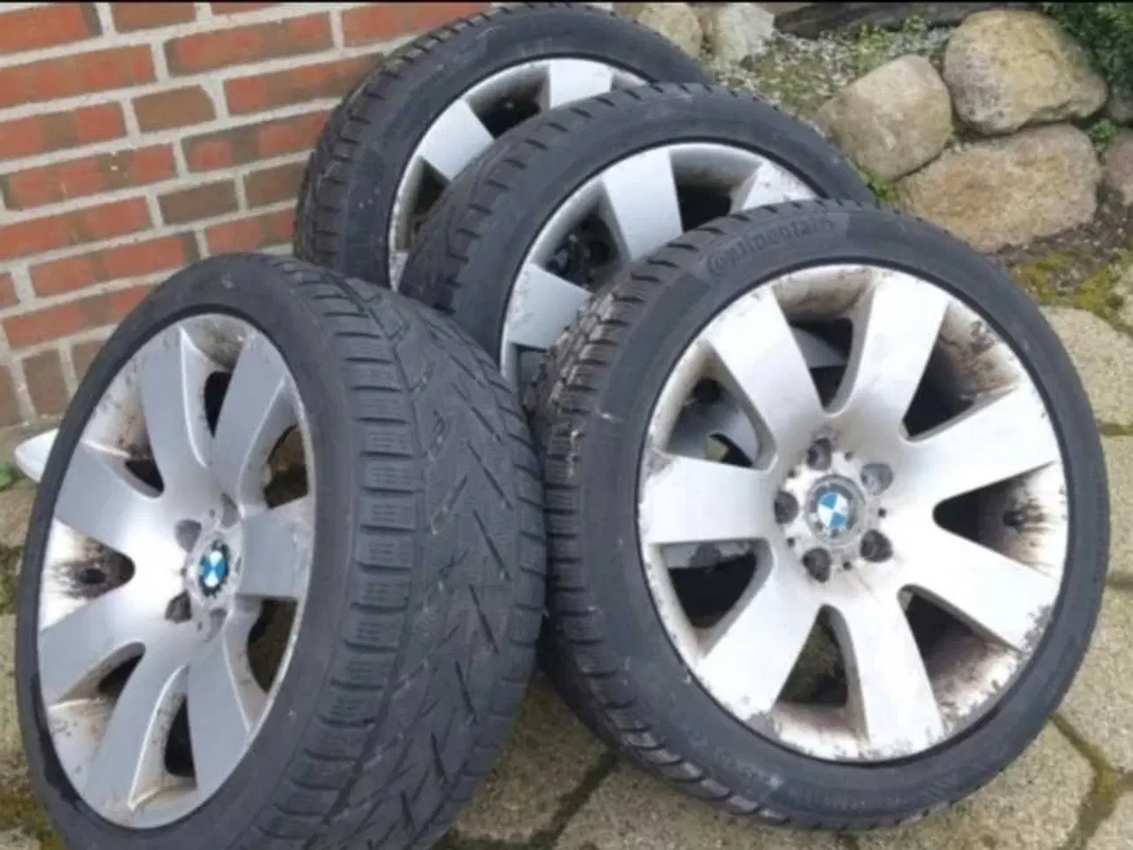 Billede 1 - Bmw vinterdæk på alufælge