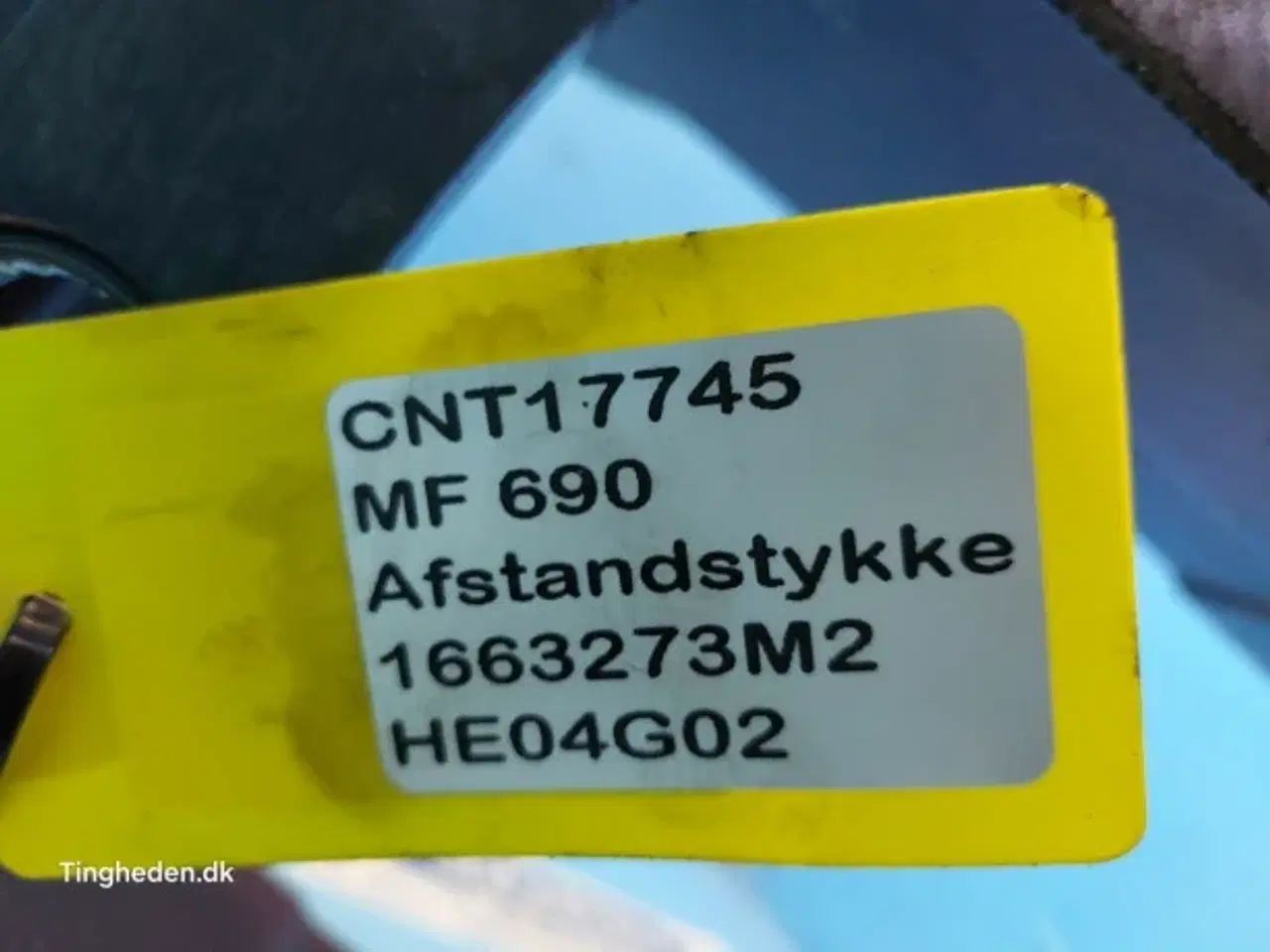 Billede 16 - Massey Ferguson 690 Afstandstykke 1663273M1