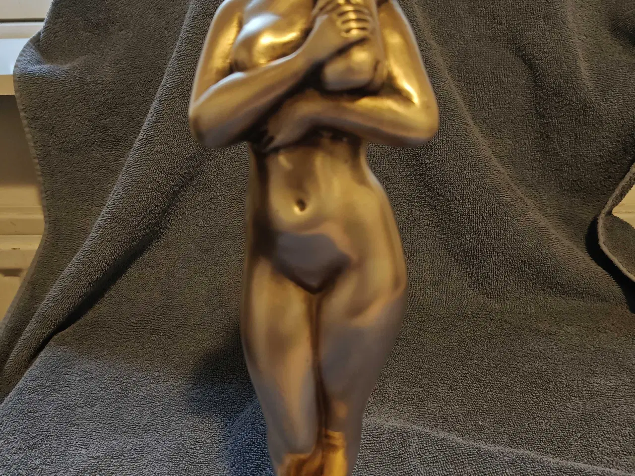 Billede 6 - Messing figur dame med baby