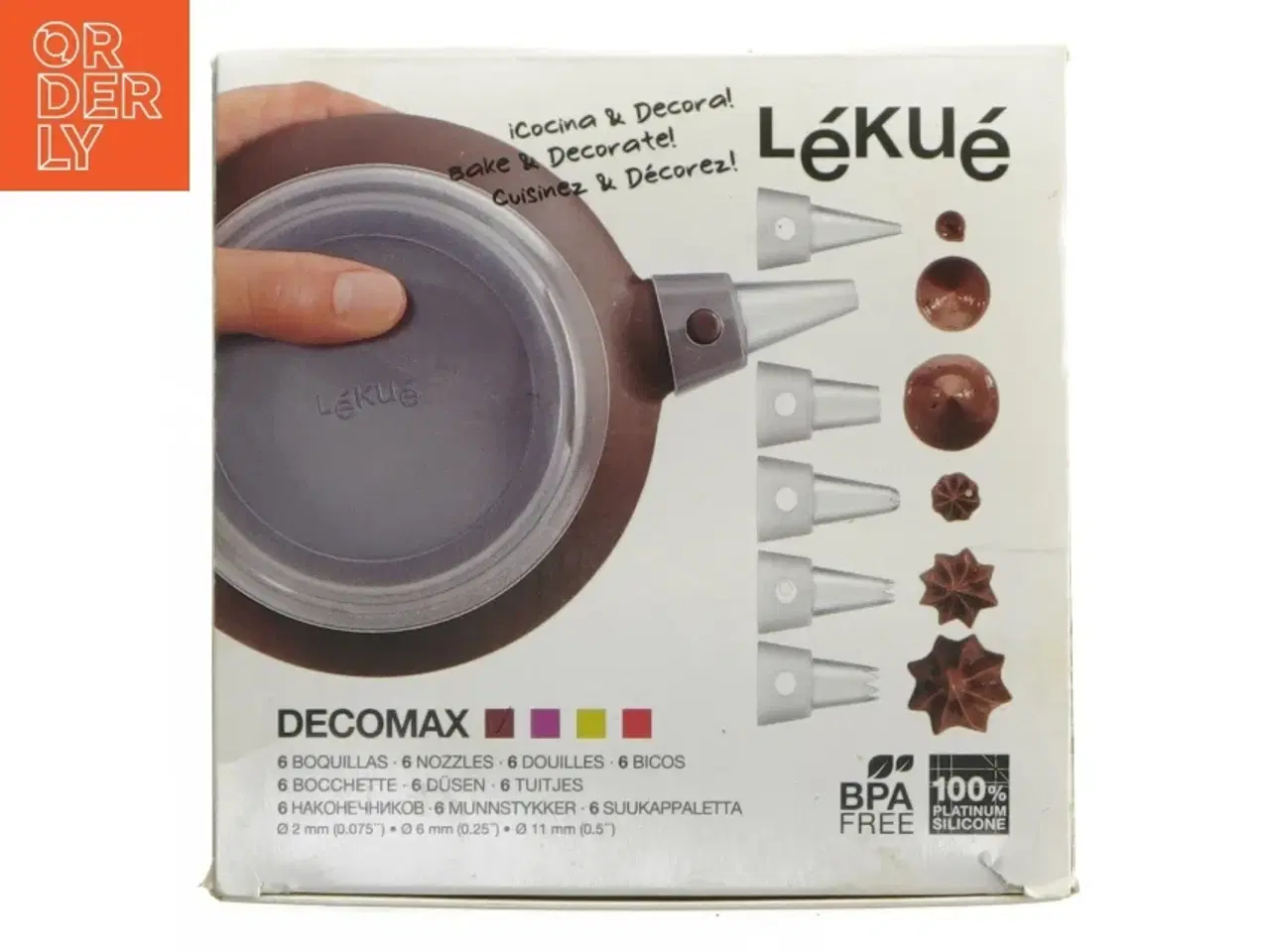 Billede 1 - Skøn L&#201;KU&#201; Decomax dekorationssæt fra L&#201;KU&#201; (str. 350. milliliter)