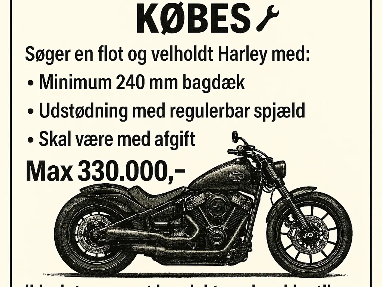 Billede 1 - Harley Davidson købes
