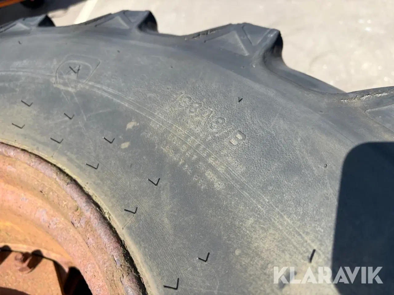 Billede 6 - Landbrugshjul Michelin + Agrimax 600/65R38 + 420/70R28 4 hjul