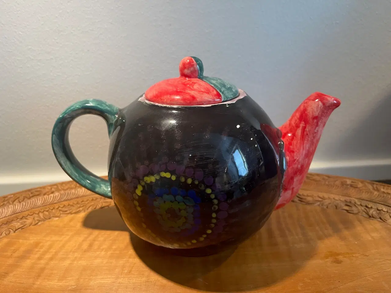 Billede 1 - Unik håndlavet tekande – Signeret ASK