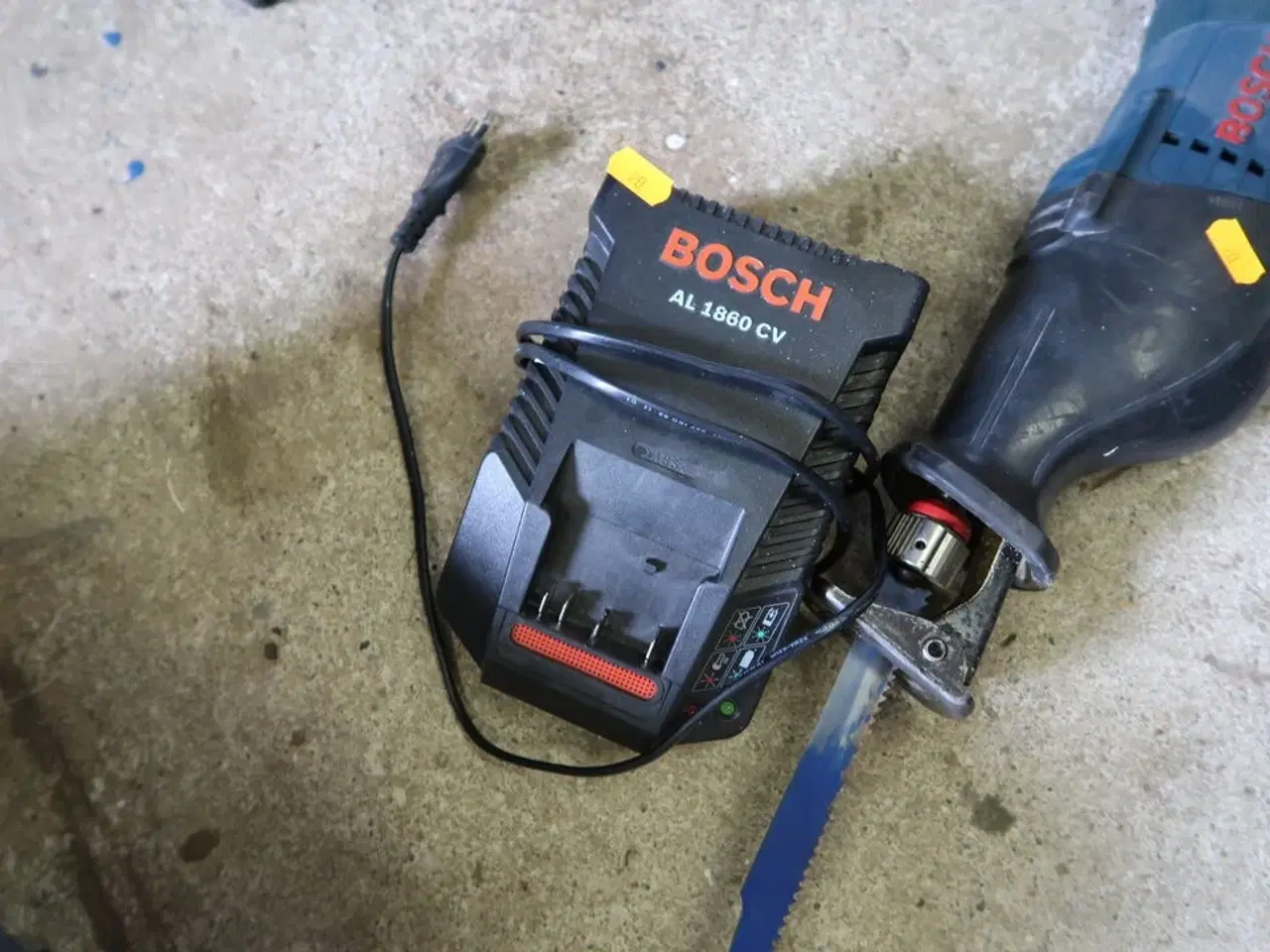 Billede 3 - Akku bajonetsav BOSCH GSA 18-VLI med batteri og lader