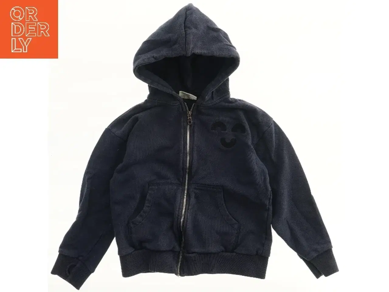 Billede 1 - Børnehættetrøje med lynlås fra Finger in the nose (str. 134)