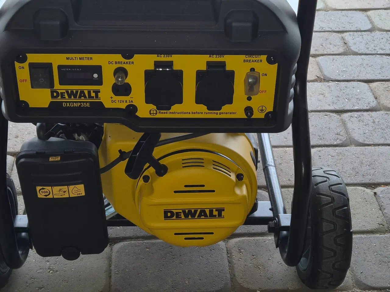 Billede 2 - DeWALT DXGNP35E generator – helt ny, brugt 2 timer