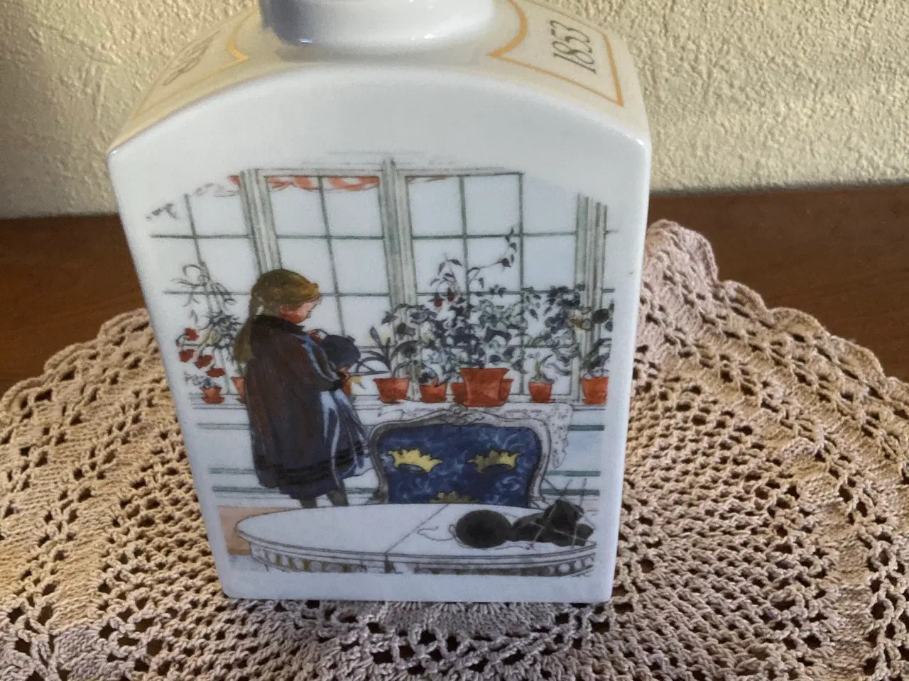 Billede 1 - Teporcelænsdåse Carl Larson 125 år