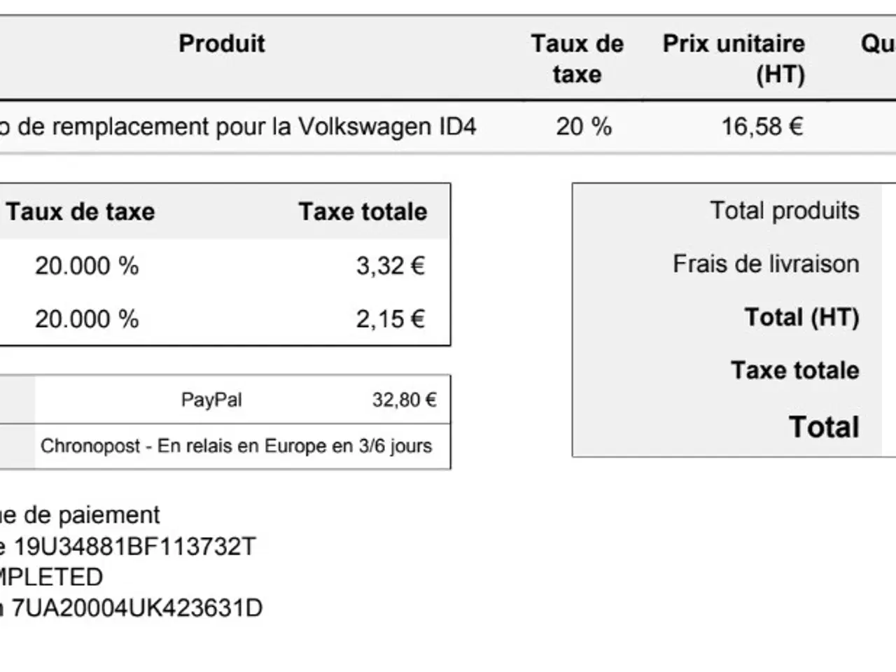 Billede 3 - Sort Volkswagen ID.4 logo