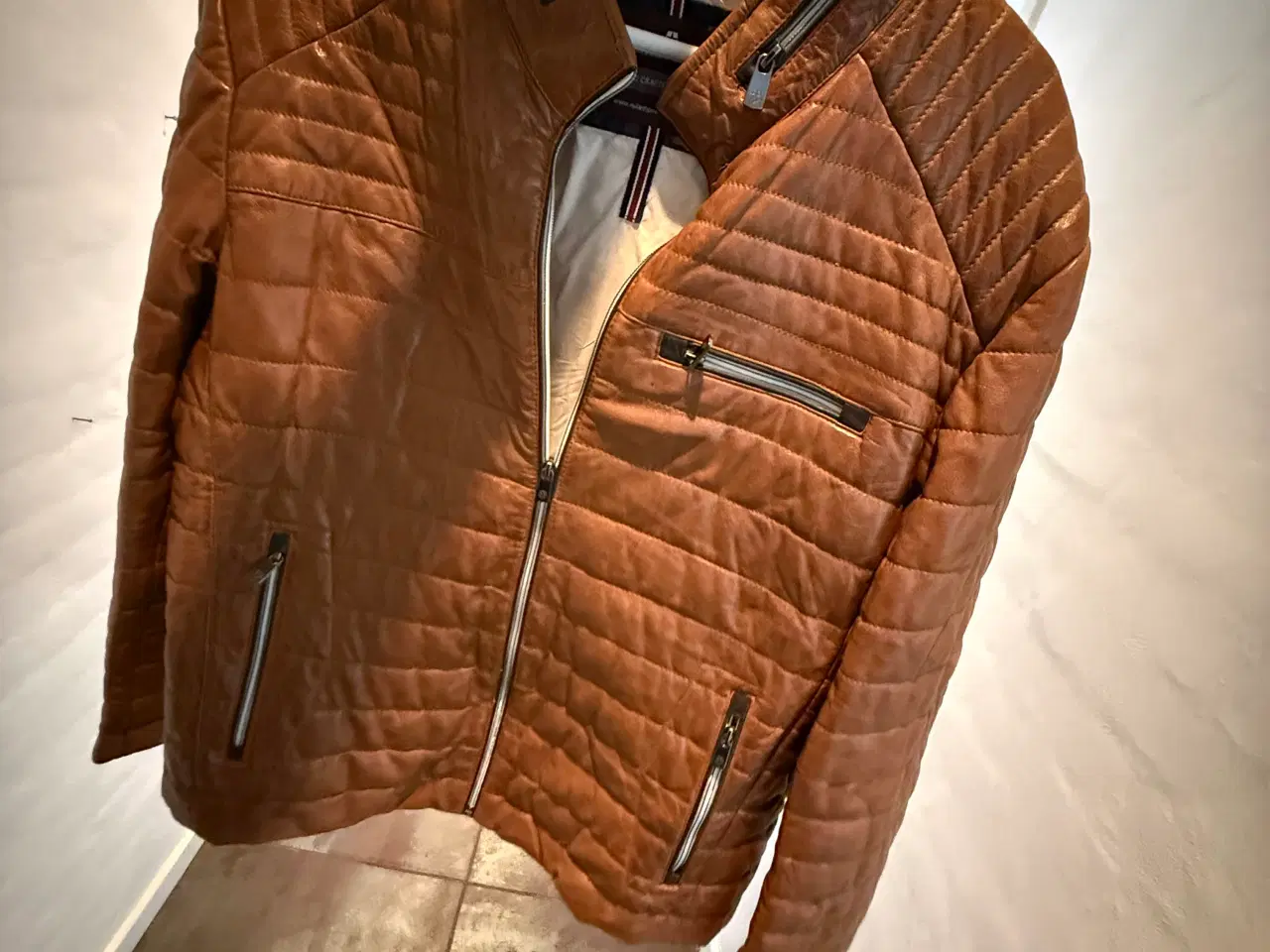 Billede 1 - Læderjakke, herre