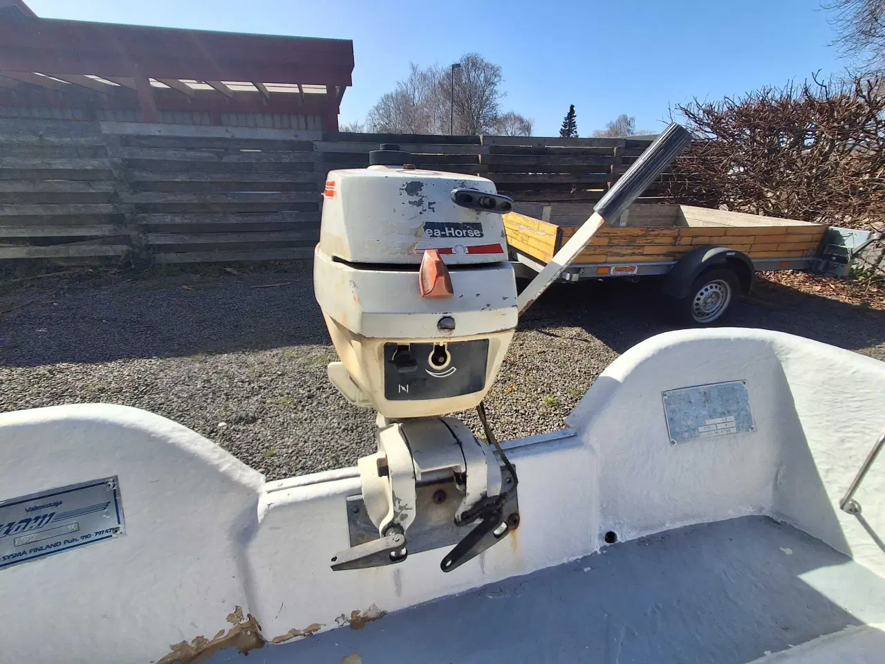 Billede 11 - Jolle med motor og trailer – klar til brug