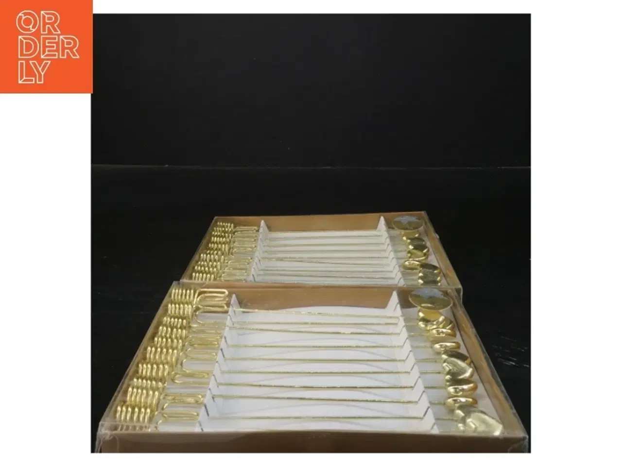 Billede 2 - Lysholdere med hjerter til juletræ (str. 17 cm)