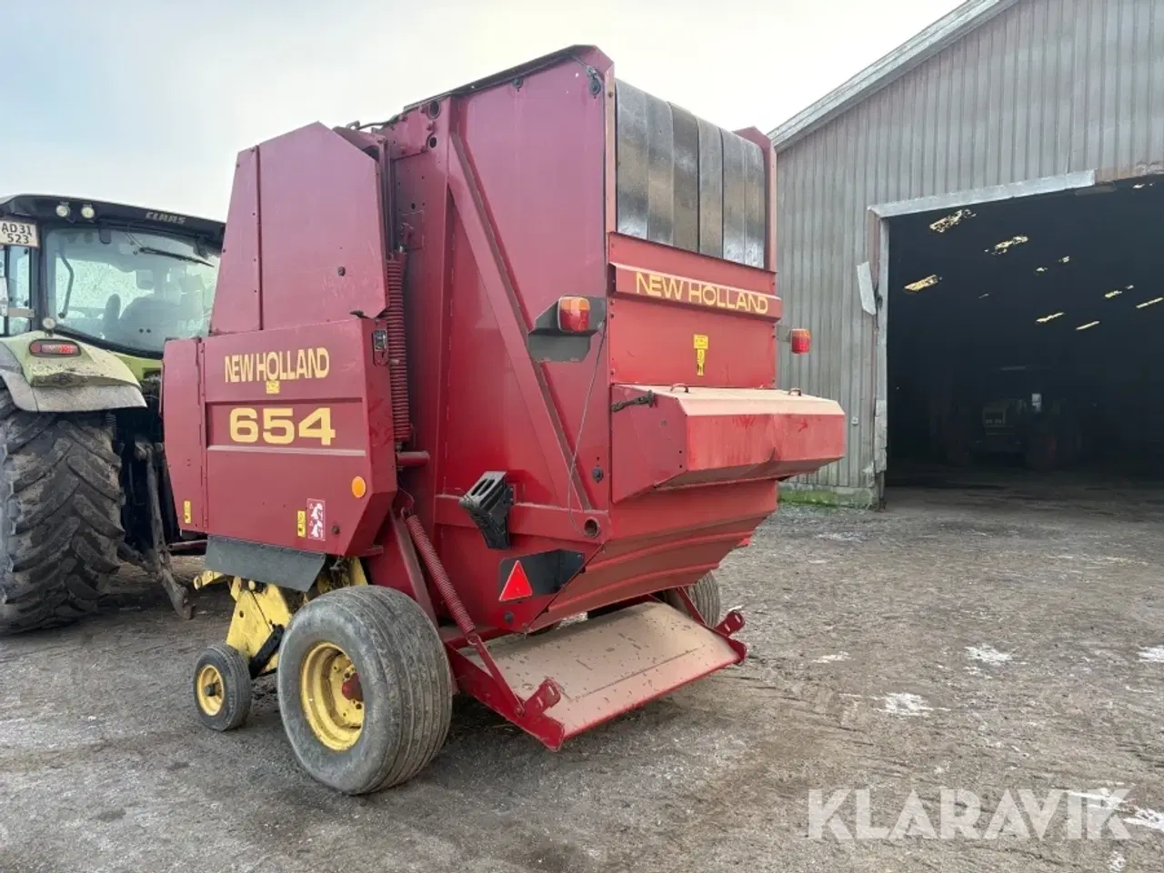Billede 3 - Rundballepresser New Holland 654