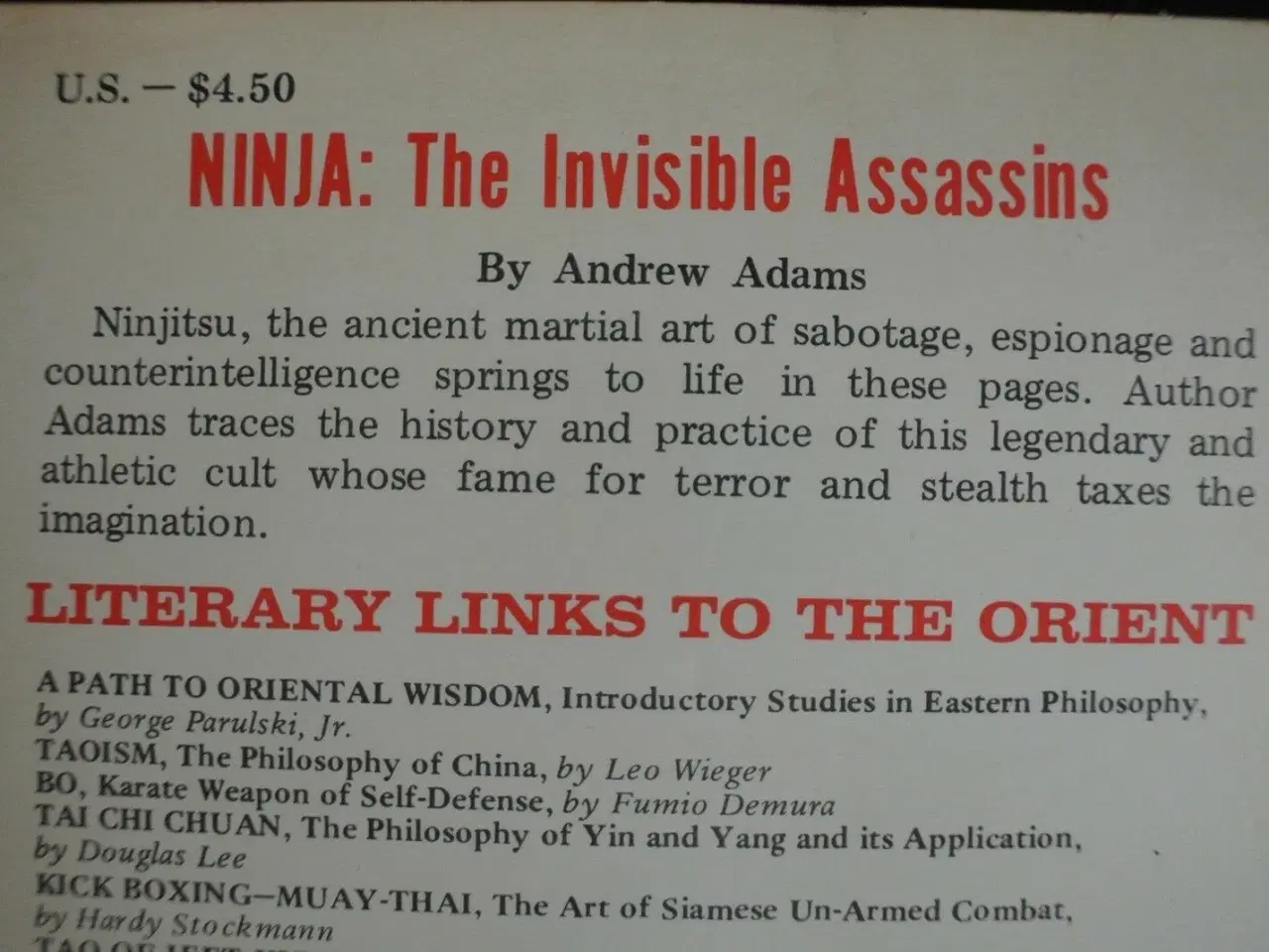 Billede 2 - ninja - the invisible assassins, by andrew adams, 