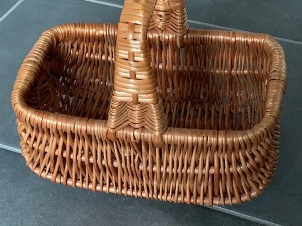 Billede 4 - Hollænder kurv med hank, pil - lille/mini - som ny