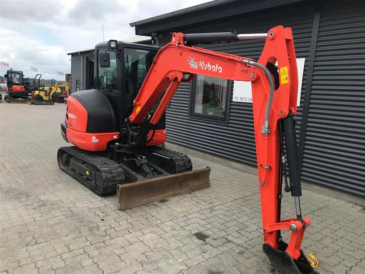 Billede 2 - Kubota KX42-4 hydraulisk skovlskifte