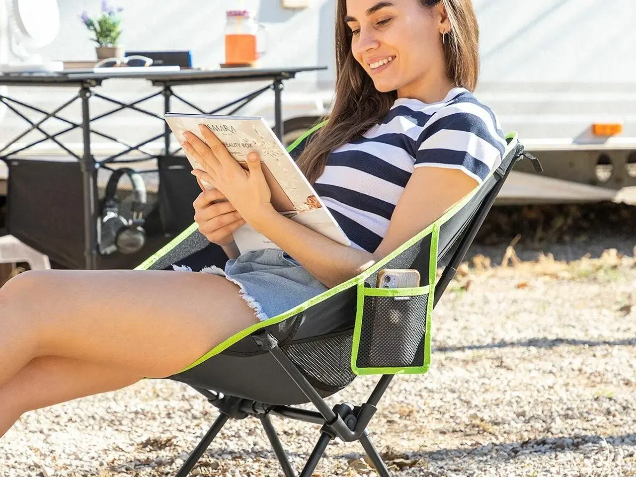 Billede 7 - Sammenklappelig campingstol Folstul