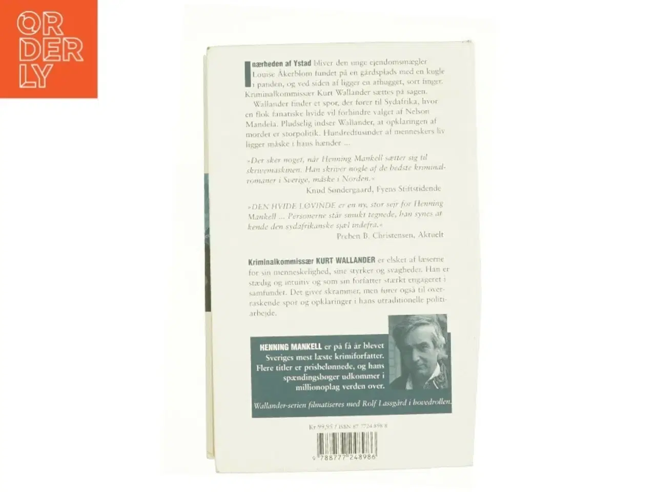 Billede 2 - Den hvide løvinde af Henning Mankell (Bog)
