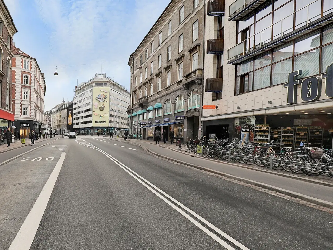 Billede 6 - Nyrenoveret butikslejemål synligt fra krydset ved Vesterbrogade/Værnedamsvej