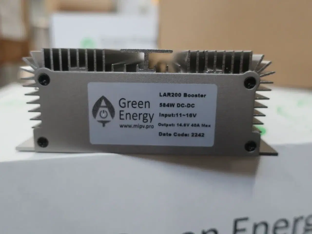 Billede 4 - 3 stk. booster GREEN ENERGY LAR 200 584W DC-DC