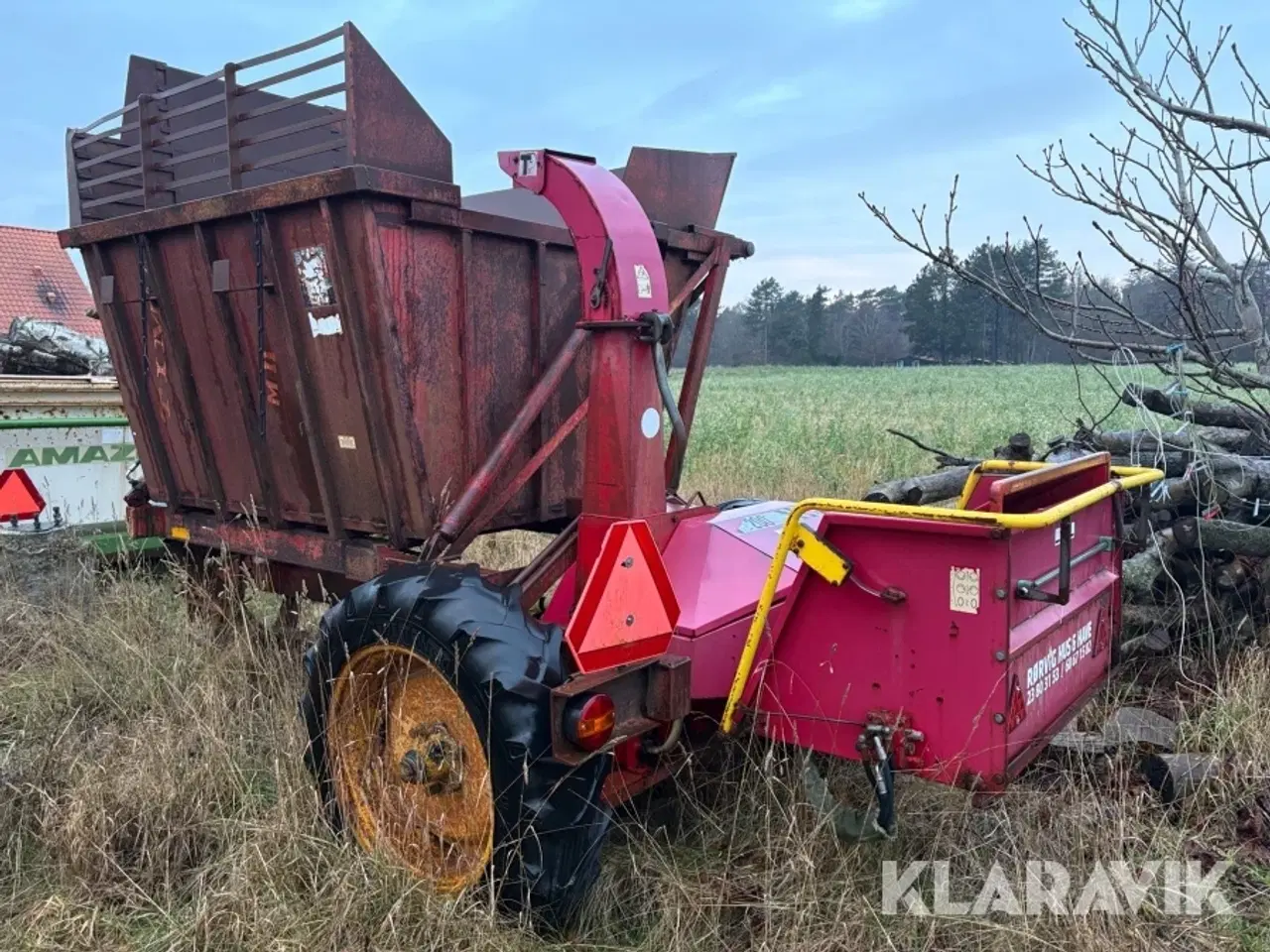 Billede 2 - PTO drevet Flishugger med højtipvogn Lindana 200 PH