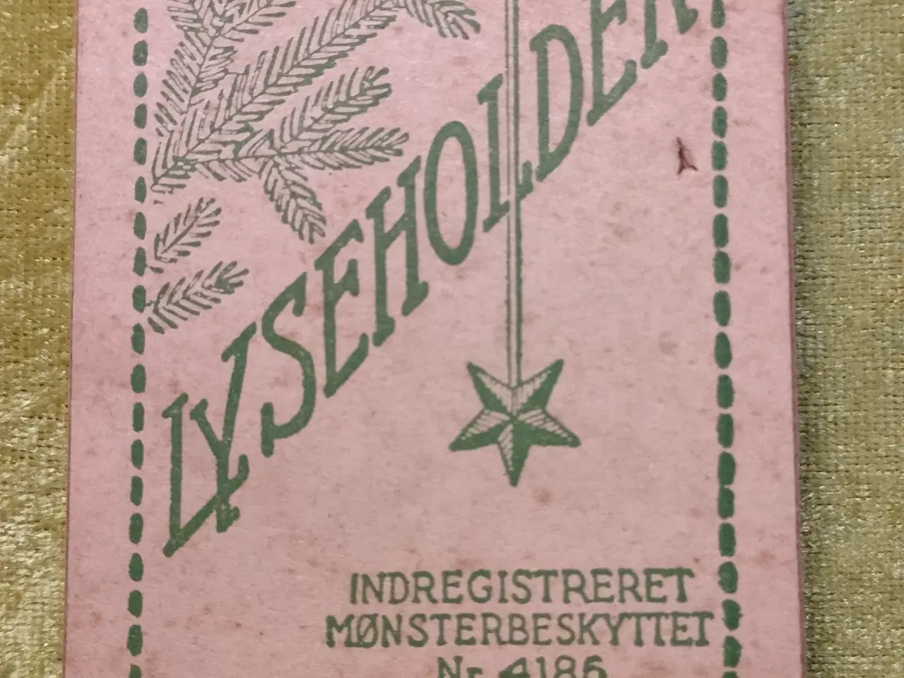 Billede 1 - Lyseholdere retro til juletræ.