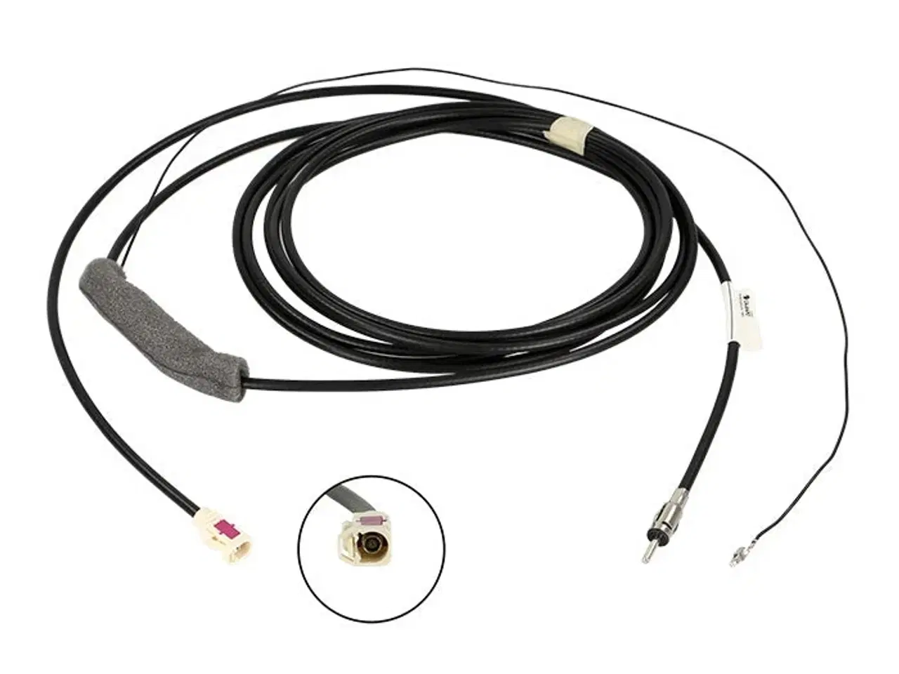 Billede 1 - Antennekabelforlænger 5 m Fakra B(f) > DIN(m) phantom