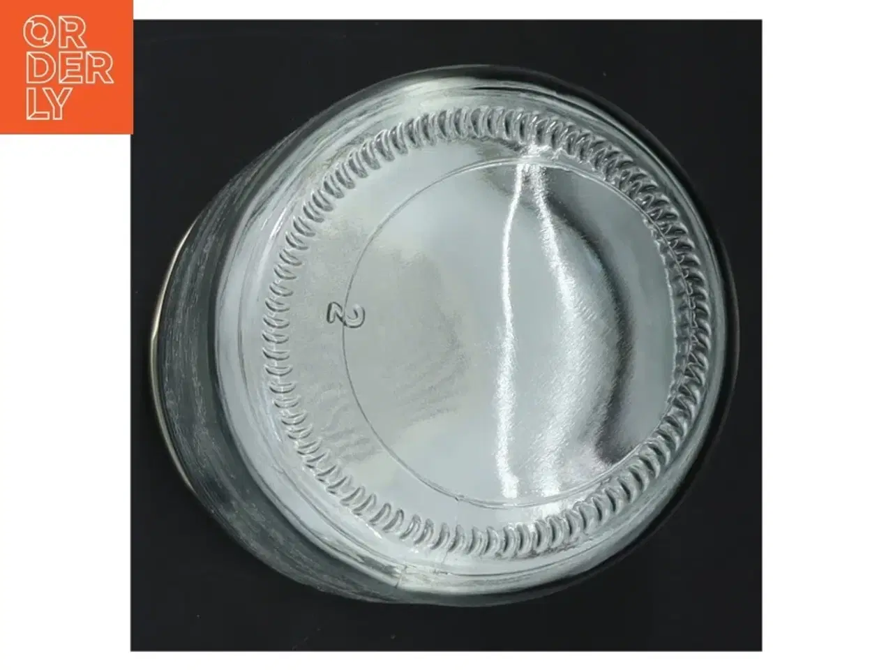 Billede 3 - Dekorativ glasbeholder med låg (str. 13 cm)