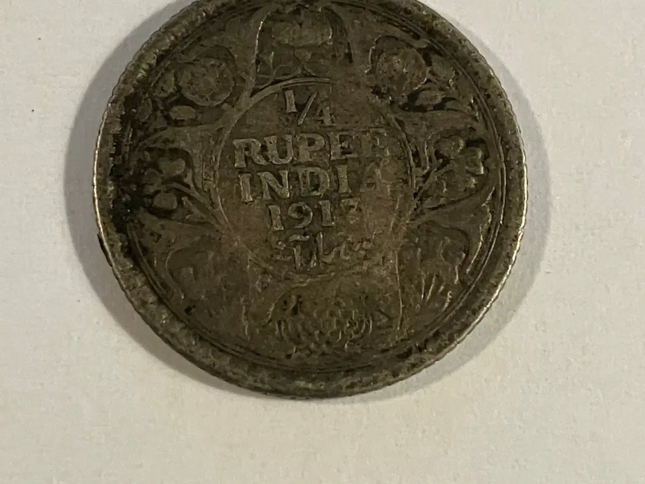 Billede 1 - 1/4 Rupee India 1917