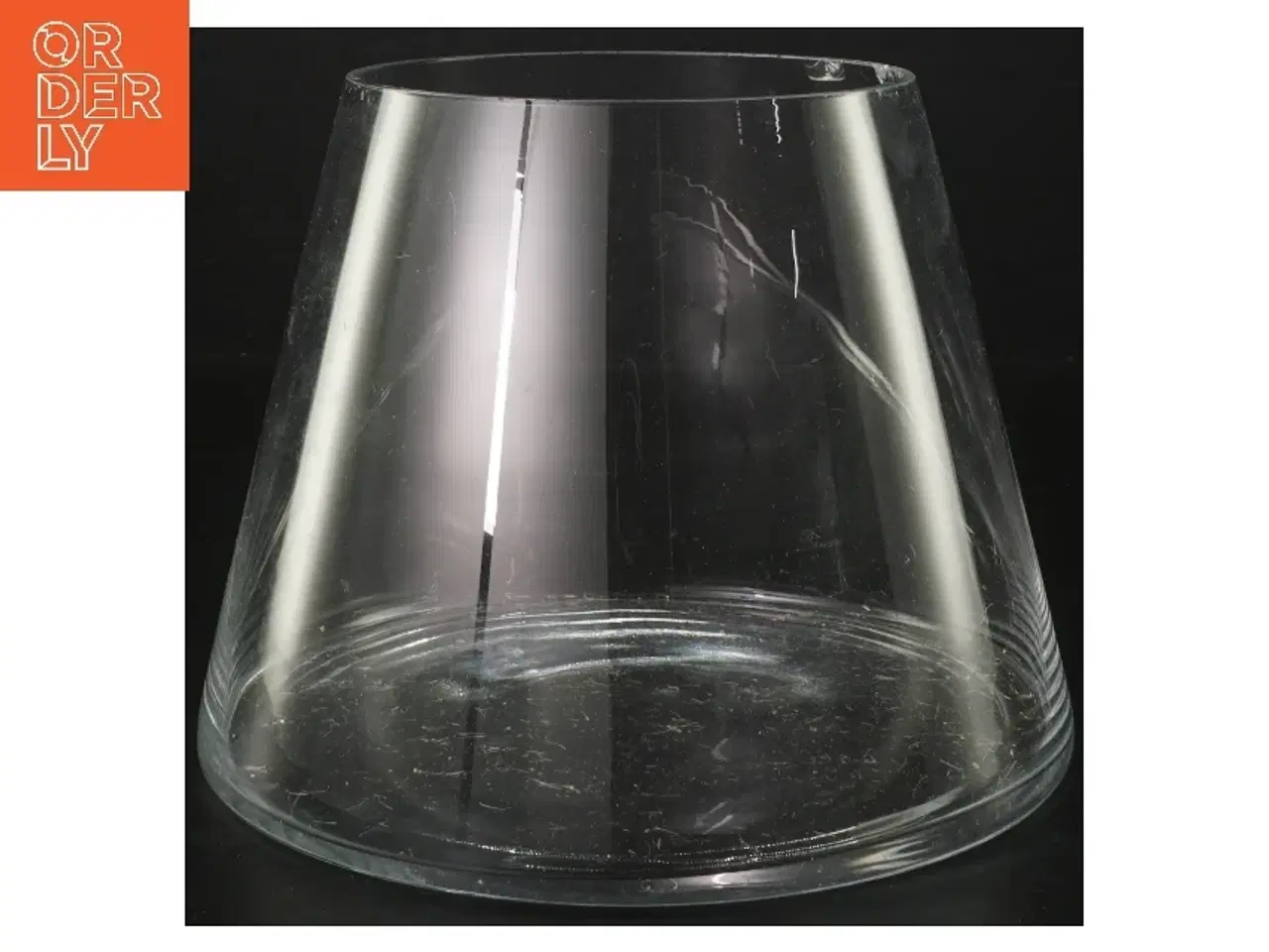 Billede 1 - Glas vase (str. Ø 12 cm lænde 15 cm)