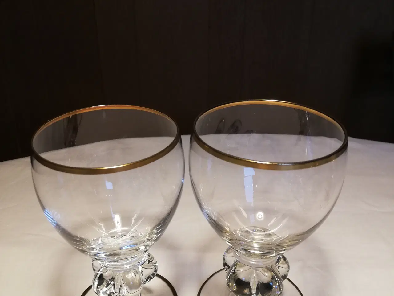 Billede 3 - Gisselfeld glas med guldkant rødvin, portvin m.m.